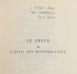 Le Greco ou L'éveil des ressemblances.