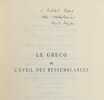 Le Greco ou L'éveil des ressemblances.. SCHEFER (Jean-Louis).