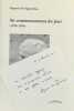 Au commencement du jour (1990-1999).. DE SIGNORIBUS (Eugenio).