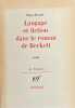 Langage et fiction dans le roman de Beckett.. BECKETT (Samuel)]. BERNAL (Olga).