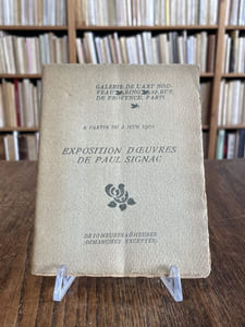 Exposition d'oeuvres de Paul Signac. A partir du 2 juin 1902.