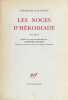 Les Noces d'Hérodiade. Mystère. Publié avec une introduction par Gardner Davies d'après les manuscrits inachevés de Stéphane Mallarmé.. MALLARME ...