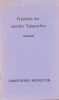 Fractions for another Telemachus.. MIDDLETON (Christopher).