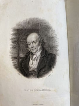Oeuvres complètes. Édition unique revue par l'auteur, ornée de 104 vignettes en taille-douce dessinées par les peintres les plus célèbres. . BERANGER ...