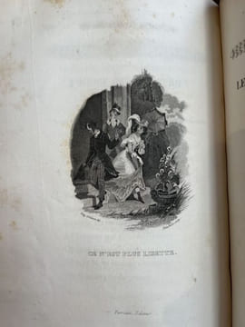 Oeuvres complètes. Édition unique revue par l'auteur, ornée de 104 vignettes en taille-douce dessinées par les peintres les plus célèbres. . BERANGER ...