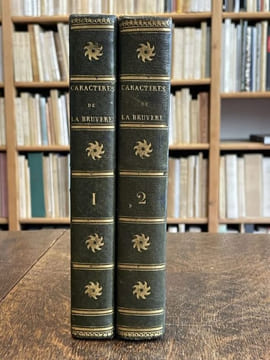Les Caractères de La Bruyère suivis des Caractères de Théophraste traduits du grec par le même.. LA BRUYERE.
