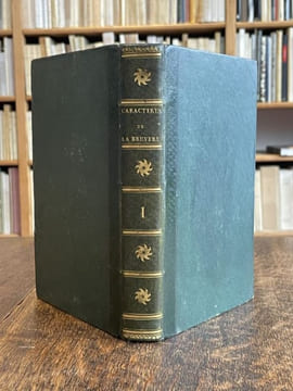 Les Caractères de La Bruyère suivis des Caractères de Théophraste traduits du grec par le même.. LA BRUYERE.