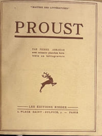 Proust : recherches sur la création intellectuelle.