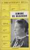 Simone de Beauvoir.. BEAUVOIR]. JULIENNE-CAFFIE (Serge).