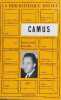 Camus.. CAMUS]. BRISVILLE  (Jean-Claude).