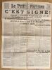 C'est sign&eacute; ! (Officiel). Le Petit Parisien n&deg; 15.253, 43e ann&eacute;e, mardi 12 novembre 1918. Troisi&egrave;me &eacute;dition.. ARMISTICE DE 1918].