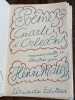 Po&egrave;mes de Charles d'Orl&eacute;ans manuscrits et illustr&eacute;s par Henri Matisse. . MATISSE (Henri), ORLEANS (Charles d').