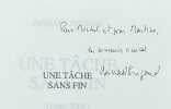 Une t&acirc;che sans fin. M&eacute;moires (1940-2008).. PINGAUD (Bernard).