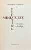 Floating Miniatures : 21 Poems & 3 Collages.. MIDDLETON (Christopher).