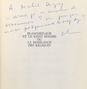 Blanchefleur et le saint homme ou la semblance des reliques : étude comparée de littérature médiévale.. MELA (Charles).