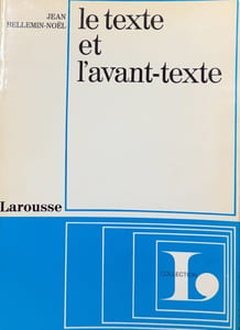 Le texte et l'avant-texte : les brouillons d'un poème de Milosz.