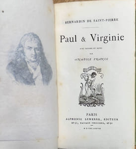 Paul et Virginie. Avec notices et notes par Anatole France.
