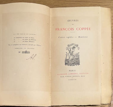 Contes rapides. Henriette.. COPPEE (François).