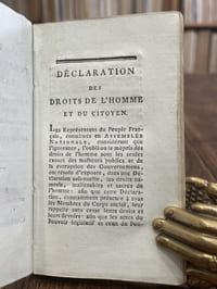 La Constitution Française, décrétée par l'Assemblée Nationale constituante, aux année 1789, 1790, 1791 ; acceptée par le Roi le 14 septembre 1791.