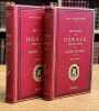 Oeuvres. Traduction nouvelle par Leconte de Lisle, avec le texte latin.. LECONTE DE LISLE]. HORACE.