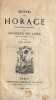 Oeuvres. Traduction nouvelle par Leconte de Lisle, avec le texte latin.. LECONTE DE LISLE]. HORACE.