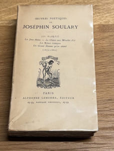 Oeuvres poétiques, IIIe partie : Les jeux divins - La chasse aux mouches d'or - Les rimes ironiques - Un grand homme qu'on attend (1872-1882).