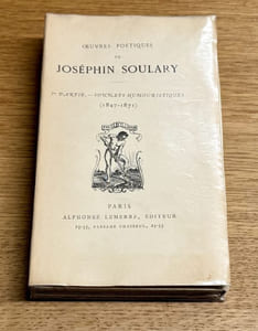 Oeuvres poétiques, Ire partie : Sonnet humouristiques (1847-1871).