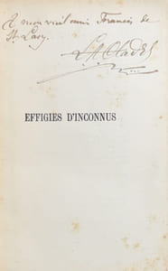 Effigies d'inconnus (feuilles volantes).