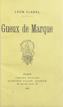 Gueux de marque.. CLADEL (Léon).