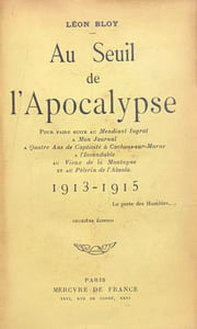 Au seuil de l'Apocalypse (1913-1915).