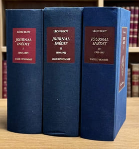 Journal inédit. Tomes I (1892-1895), II (1896-1902) et III (1903-1907).
