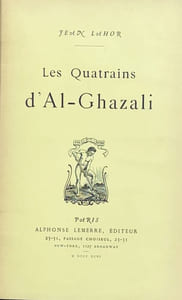 Les Quatrains d'Al-Ghazali.