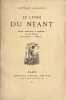 Le livre du n&eacute;ant : Pens&eacute;es douloureuses ou bouffonnes ; Le ciel d'Orient ; Remembrance ; L'illusion.. LAHOR (Henri Cazalis, dit Jean).