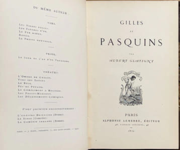 Gilles et Pasquins.