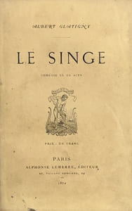 Le singe : comédie en un acte.