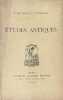Etudes antiques.. CARPENTIER (Paul)], HOUBRON (Georges), DANIAUX (J.).