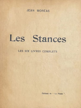 Les Stances. Les six livres complets.. MOREAS (Jean).