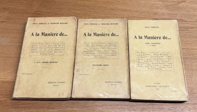 A la manière de... (Première, deuxième, troisième et quatrième séries).