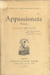 Appassionata, po&eacute;sies.. RENAUX-CARPENTIER-LECLUSELLE (S.).