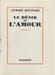 Le d&eacute;sir et l'amour. Po&egrave;mes.. RIVOIRE (Andr&eacute;).