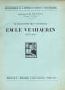 Un grand po&egrave;te de la vie moderne : Emile Verhaeren (1855-1916).. VERHAEREN (Emile)]. ESTEVE (Edmond).