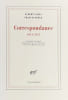 Correspondance (1941-1957).. CAMUS (Albert) et PONGE (Francis).