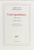 Correspondance (1941-1959) et autres textes.. CAMUS (Albert) et MALRAUX (Andr&eacute;).