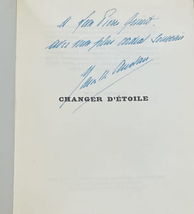 Changer d'étoile. Avec une préface de Valery Larbaud.