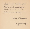 Raisins bleus et gris. Poésies. Avant-dire de Stéphane Mallarmé.. MALLARME], DAUPHIN (Léo).