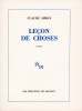 Leçon de choses.. SIMON (Claude).