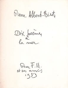 Pour Florentin Mouret et ses Amis.