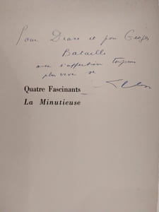 Quatre Fascinants. La Minutieuse.