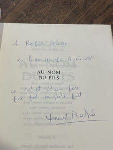 Au nom du fils.