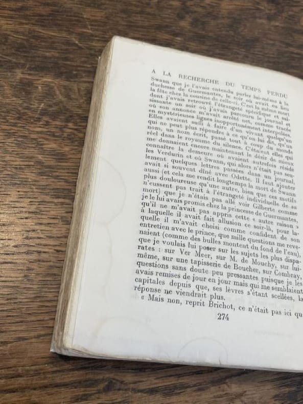 PROUST (Marcel). La Prisonnière (Sodome et Gomorrhe vendu III). Gallimard 1923